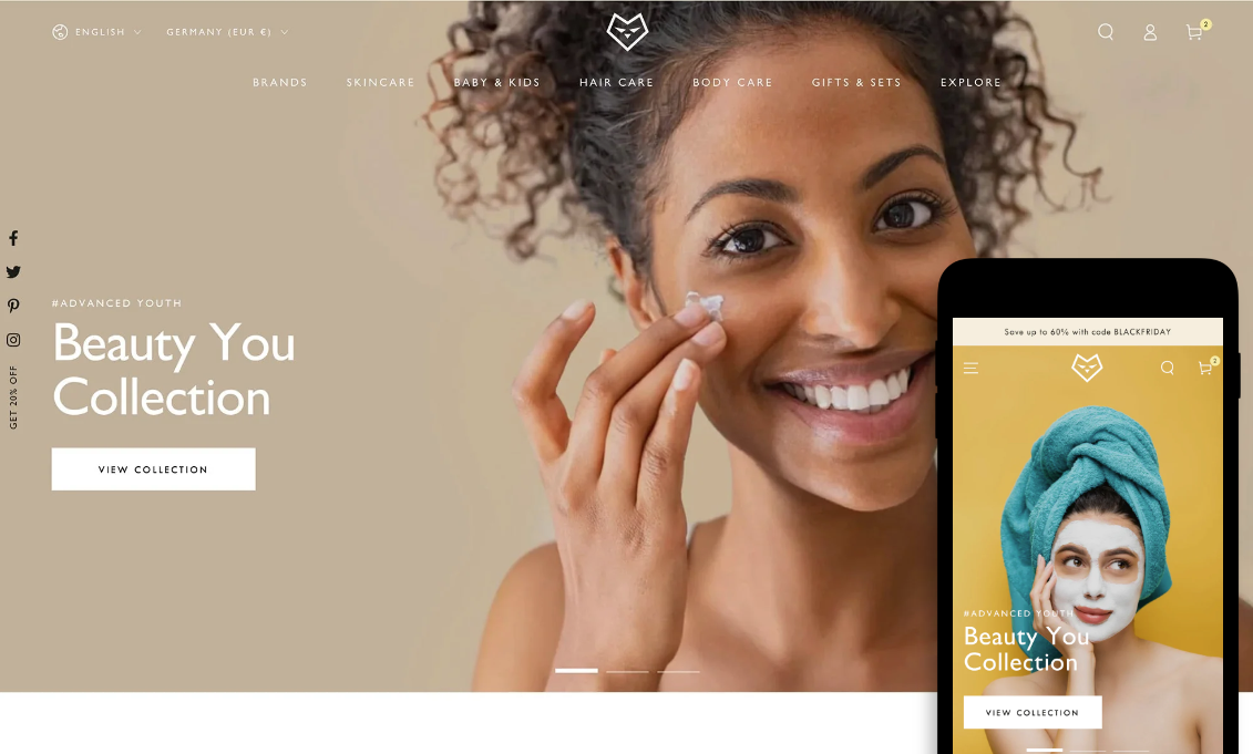 theme shopify premium Be Yours